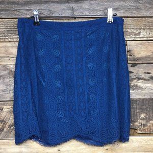 Hollister Floral Lace Skirt Size S